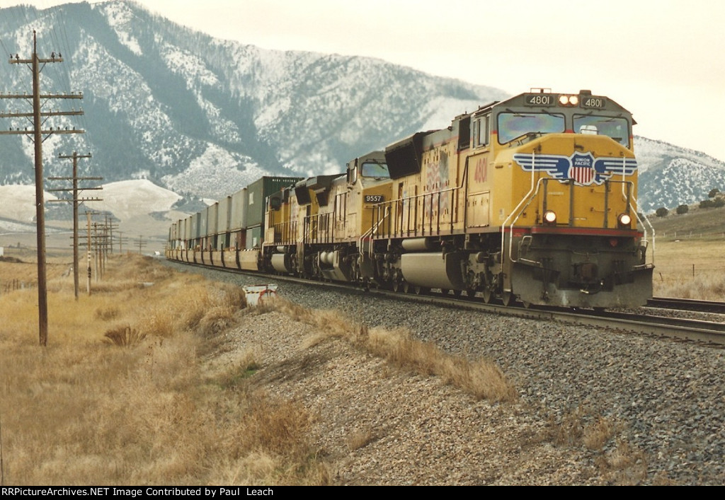 Eastbound stack train